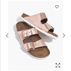 Birkenstock Arizona Sandals Metallic Copper 37